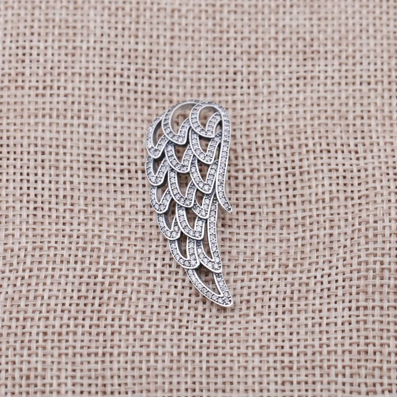 (image for) PANDORA Angel Wing Necklace Pendant - 390374CZ-90 - View 2