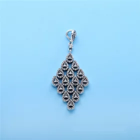 PANDORA Cascading Glamour Pendant Necklace - 396262CZ-80 PANDORA Cascading Glamour Pendant Necklace - 396262CZ-80