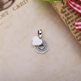 PANDORA Celebration Hearts, Clear CZ Pendant Necklace - 390404cz-70 PANDORA Celebration Hearts, Clear CZ Pendant Necklace - 390404cz-70