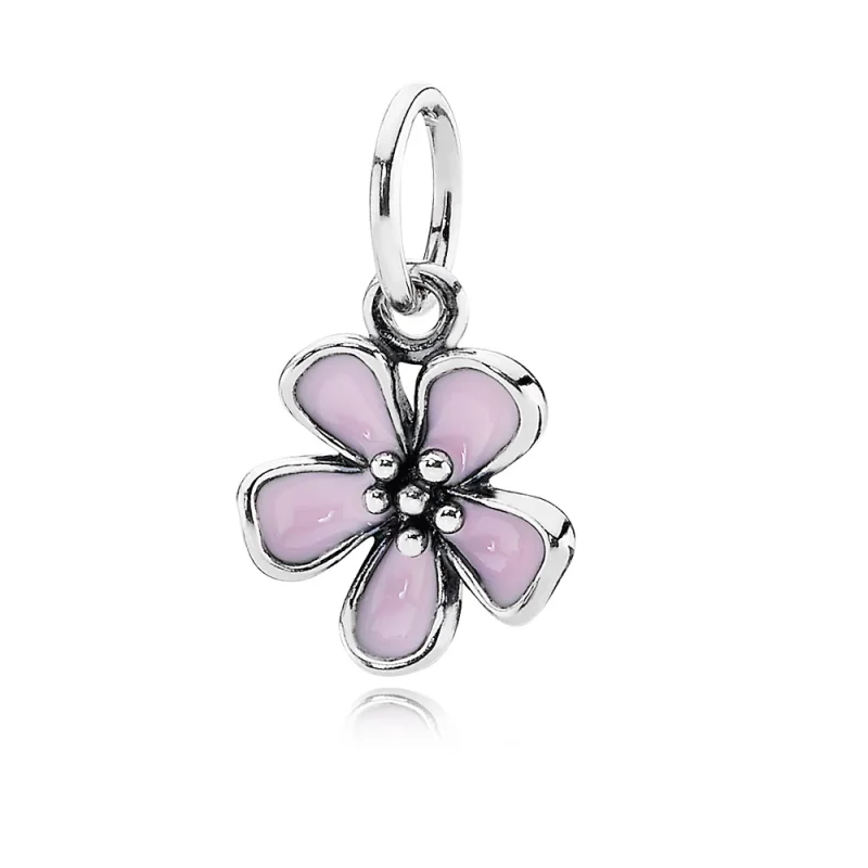 (image for) PANDORA Cherry Blossom Flower Necklace Pendant - 390347EN40 - Product Image