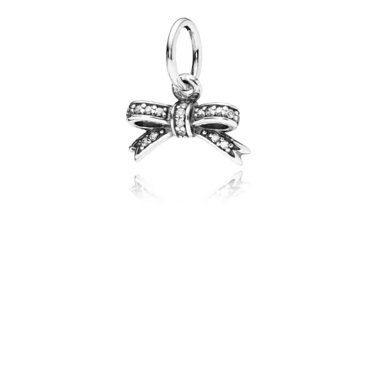 PANDORA Delicate Bow Pendant - 390357CZ