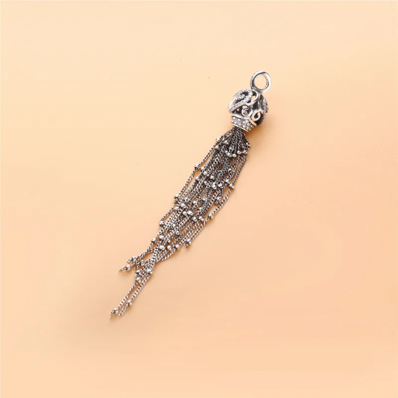 (image for) PANDORA Enchanted Tassel Pendant Necklace - 397082CZ-70 - View 3