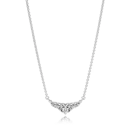 PANDORA Fairytale Tiara Pendant Necklace - 396227CZ-45