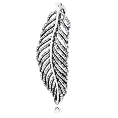 PANDORA Feather Necklace Pendant - 390350CZ