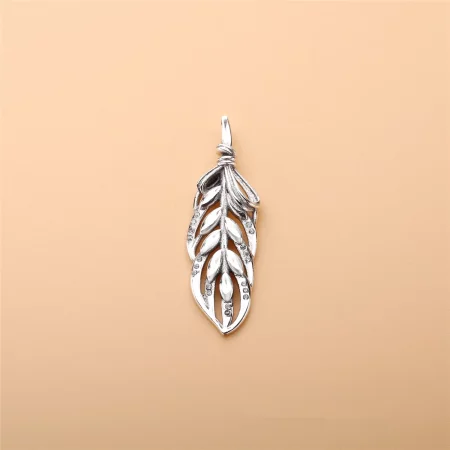 PANDORA Floating Grains Necklace, Clear CZ - 397753CZ