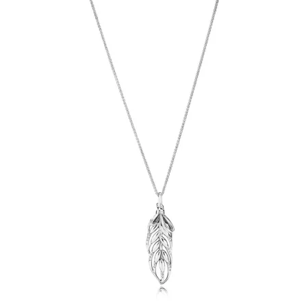 PANDORA Floating Grains Necklace, Clear CZ - 397753CZ