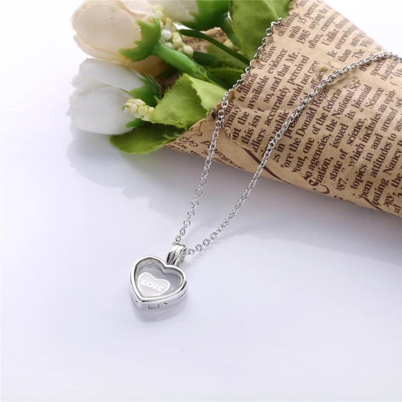 (image for) PANDORA Floating Heart Locket With Heart Lockets Necklace - 590544A - View 4