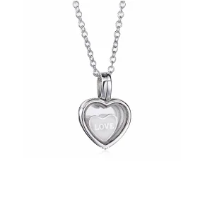 (image for) PANDORA Floating Heart Locket With Heart Lockets Necklace - 590544A