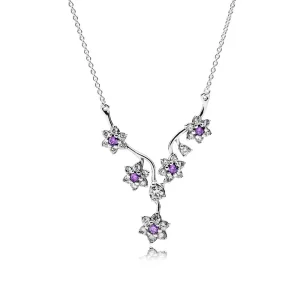 (image for) PANDORA Forget Me Not Pendant Necklace - 590519ACZ-45