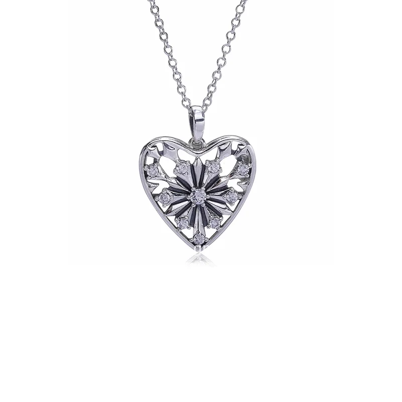 (image for) PANDORA Heart of Winter Necklace Chains With Pendant - PJ00287-1 - Product Image