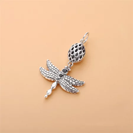 PANDORA lucky dragonfly, black cz - 390336CZK