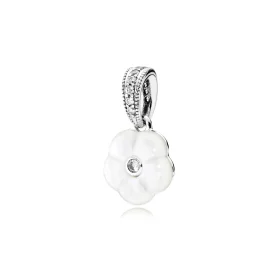 PANDORA Luminous Floral Pendant - 390386mop PANDORA Luminous Floral Pendant - 390386mop