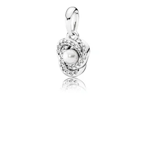(image for) PANDORA Luminous Love Knot Pendant - 390401WCP