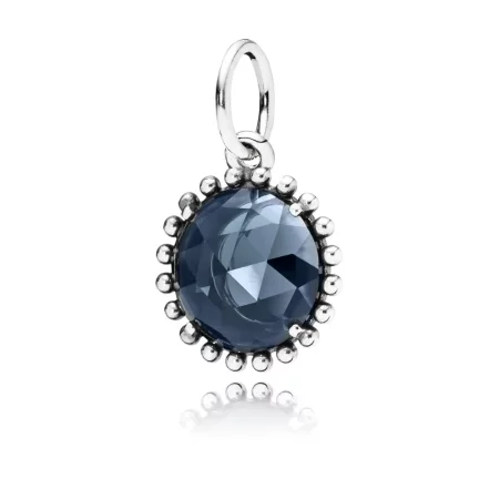 PANDORA Midnight Star with Midnight Blue Crystal Pendant - 390361NBC PANDORA Midnight Star with Midnight Blue Crystal Pendant - 390361NBC