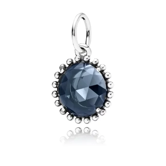 PANDORA Midnight Star with Midnight Blue Crystal Pendant - 390361NBC