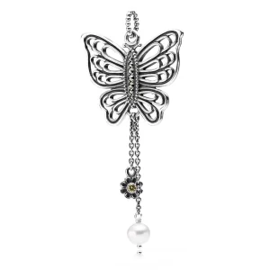 (image for) PANDORA Openwork Butterfly Necklace Pendant - 390352CCZ