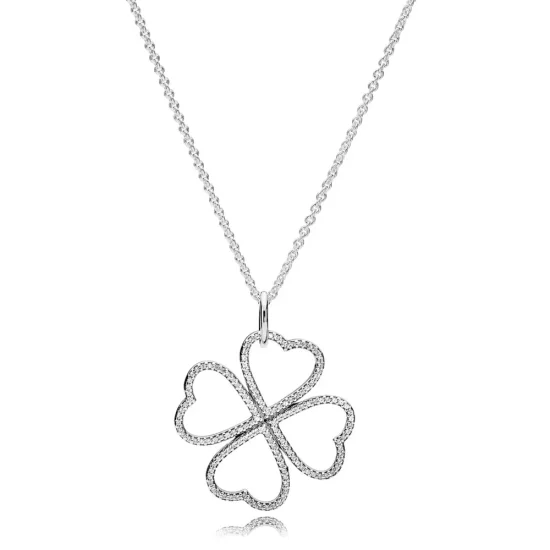 PANDORA Petals of Love Pendant Necklace - 390381CZ-90