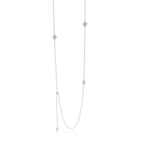 PANDORA Poetic Blooms Necklace Chain, Mixed Enamels, Clear CZ & Blush Pink Crys - 590518ENMX PANDORA Poetic Blooms Necklace Chain, Mixed Enamels, Clear CZ & Blush Pink Crys - 590518ENMX