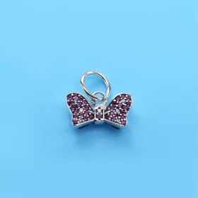 PANDORA Purple Bow Pendant - 32IFlTrw PANDORA Purple Bow Pendant - 32IFlTrw