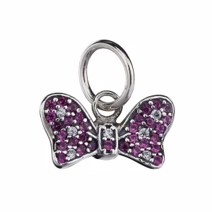 (image for) PANDORA Purple Bow Pendant - 32IFlTrw