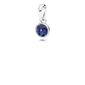 PANDORA September Droplet, Synthetic Sapphire Pendant - 390396SSA PANDORA September Droplet, Synthetic Sapphire Pendant - 390396SSA