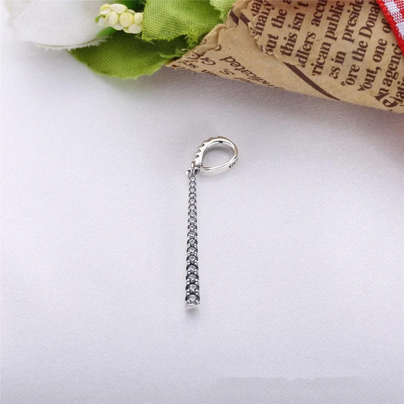 (image for) PANDORA Shooting Star Pendant, Clear CZ - 396354CZ-60 - View 2