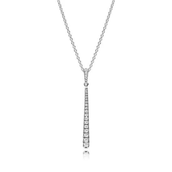 PANDORA Shooting Star Pendant, Clear CZ - 396354CZ-60
