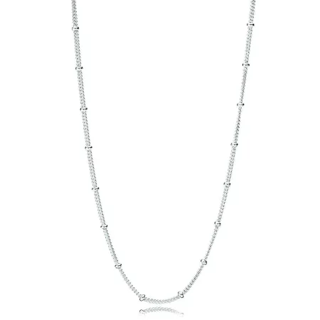 PANDORA Silver Beaded Necklace Chain - 397210