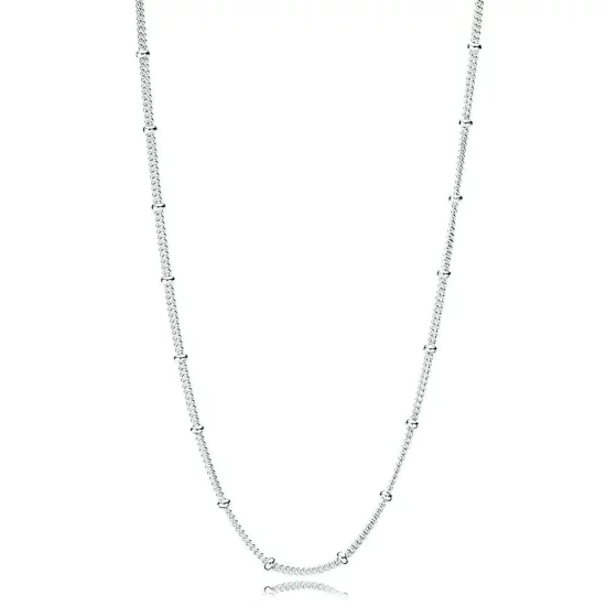 PANDORA Silver Beaded Necklace Chain - 397210