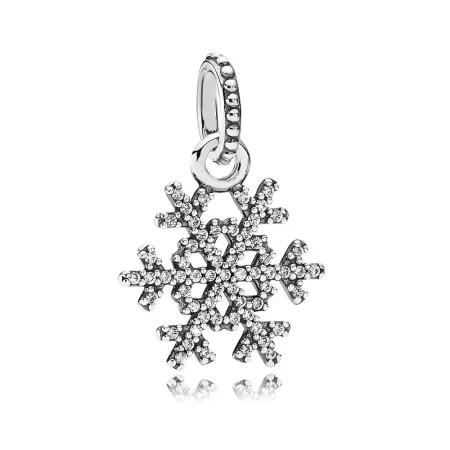 PANDORA Snowflake Necklace Pendant - 390354cz