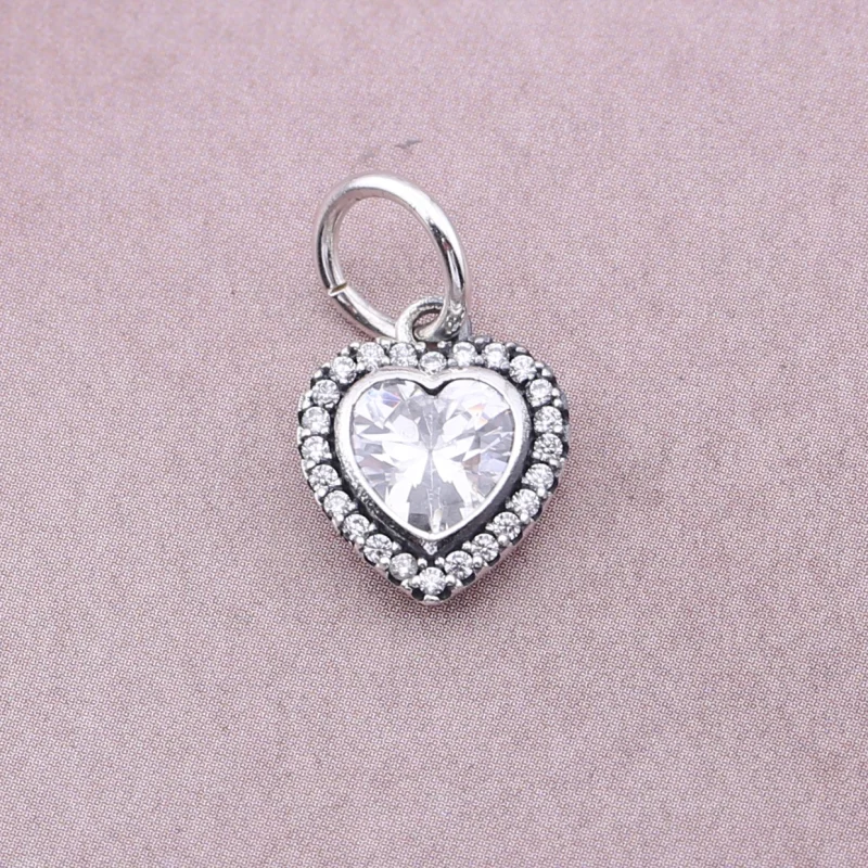 (image for) PANDORA Sparkling Love Pendant - 390366CZ - View 2