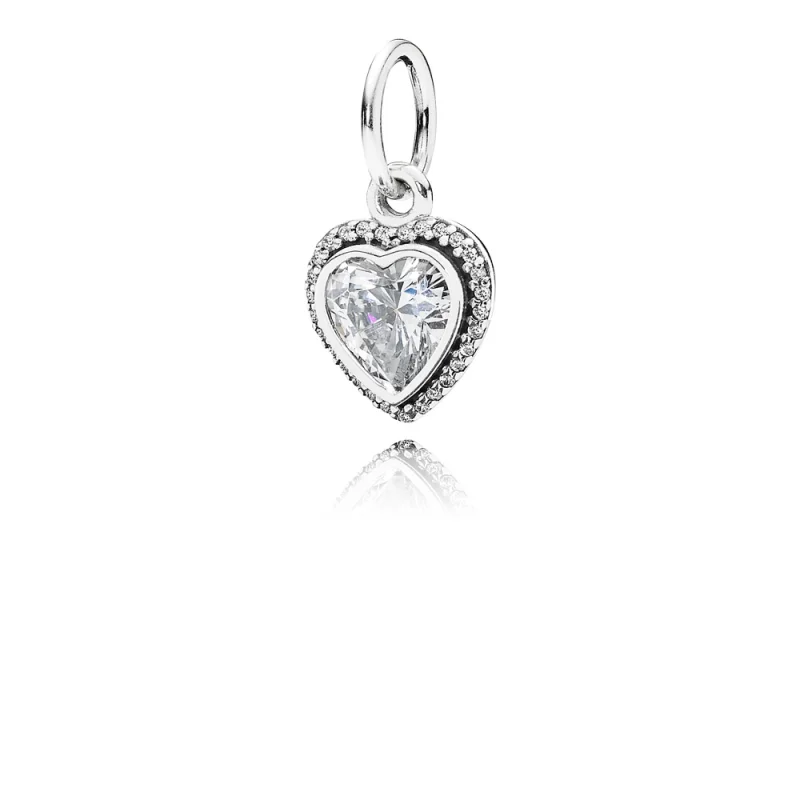 (image for) PANDORA Sparkling Love Pendant - 390366CZ - Product Image