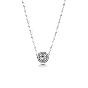 (image for) PANDORA Vintage Allure, Clear CZ Pendant Necklace - 590523CZ-45