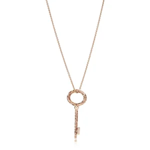 (image for) Regal Key Necklace, PANDORA Rose™ - 387676-90
