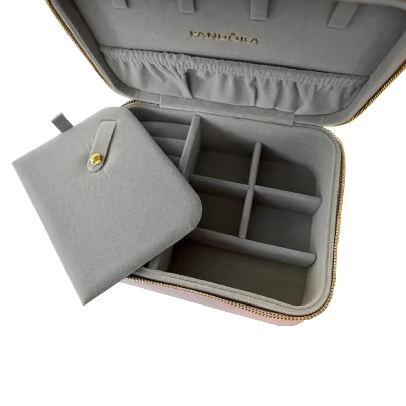 (image for) PADNORA Pink Multifunctional Jewelry Storage Box - PG_002 - View 6