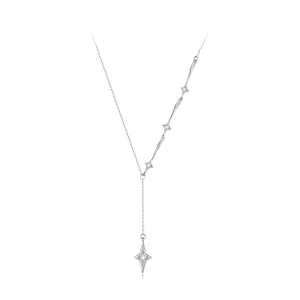 (image for) PANDORA Style Shooting Star Y-Shaped Pendant Necklace - SCN555