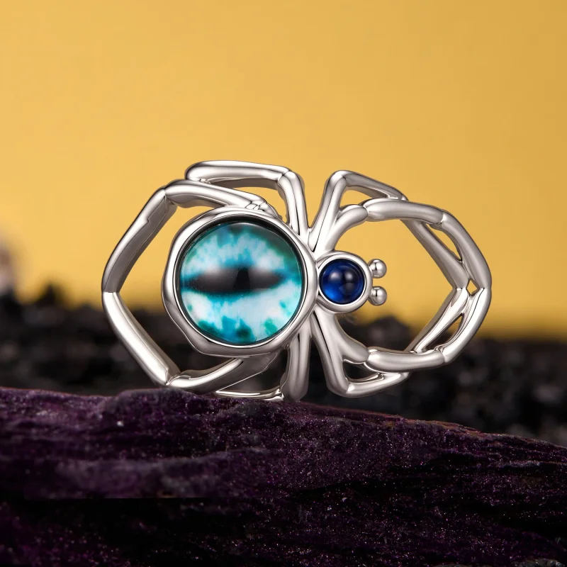 (image for) PANDORA Style Evil Eye Spider Shape Charm Bead - YIC295 - View 3
