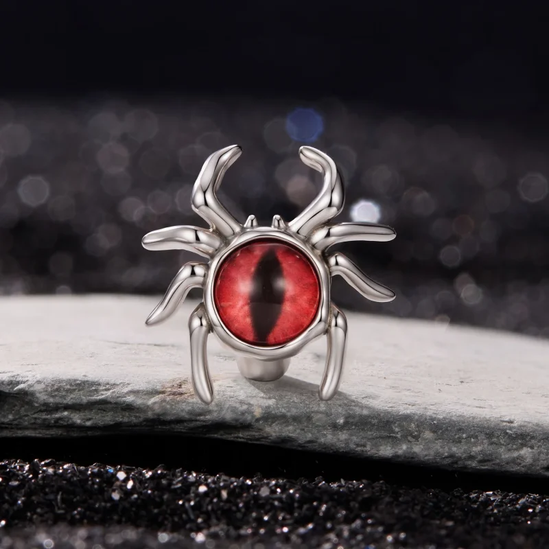 (image for) PANDORA Style Red Evil Eye Spider Charm Bead - SCC3333 - View 3
