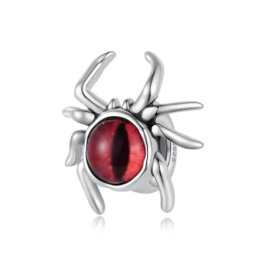 (image for) PANDORA Style Red Evil Eye Spider Charm Bead - SCC3333