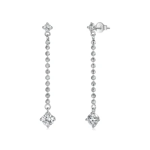 (image for) PANDORA Style Cubic Zirconia Tassel Drop Earrings - BSE1315