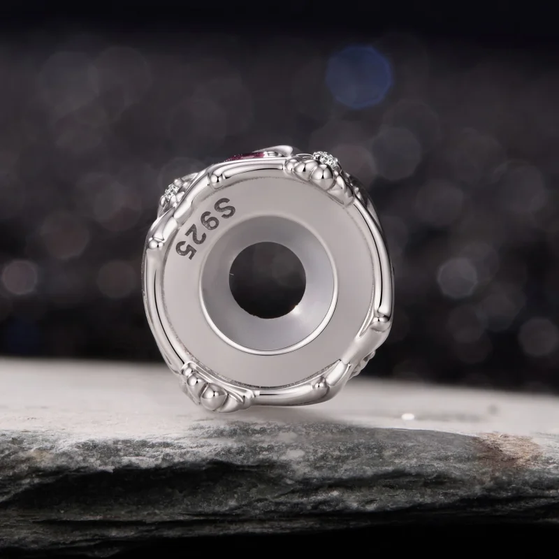 (image for) PANDORA Style Purple Zircon Cross Spacer Charm - SCC3337 - View 2