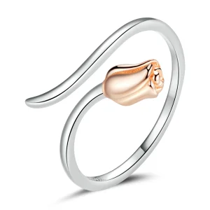(image for) Pandora Style A Rose Open Ring - SCR761