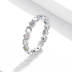 Pandora Style Band of Hearts Ring - SCR140 Pandora Style Band of Hearts Ring - SCR140
