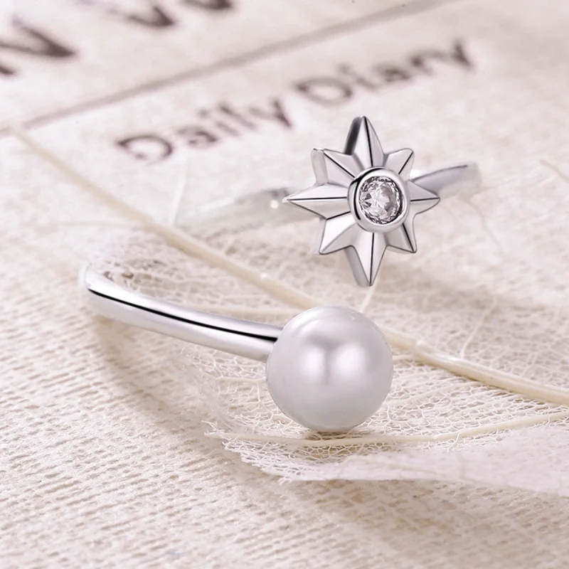 (image for) Pandora Style Blooming Moment Open Ring - VSR099 - View 5