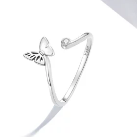 Pandora Style Butterfly Open Ring - SCR772 Pandora Style Butterfly Open Ring - SCR772