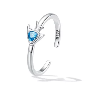 Pandora Style Creative Fish Open Ring - SCR817 Pandora Style Creative Fish Open Ring - SCR817