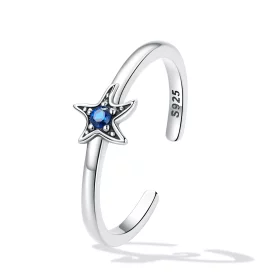 Pandora Style Delicate Starfish Open Ring - SCR818 Pandora Style Delicate Starfish Open Ring - SCR818