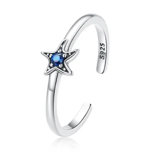 (image for) Pandora Style Delicate Starfish Open Ring - SCR818