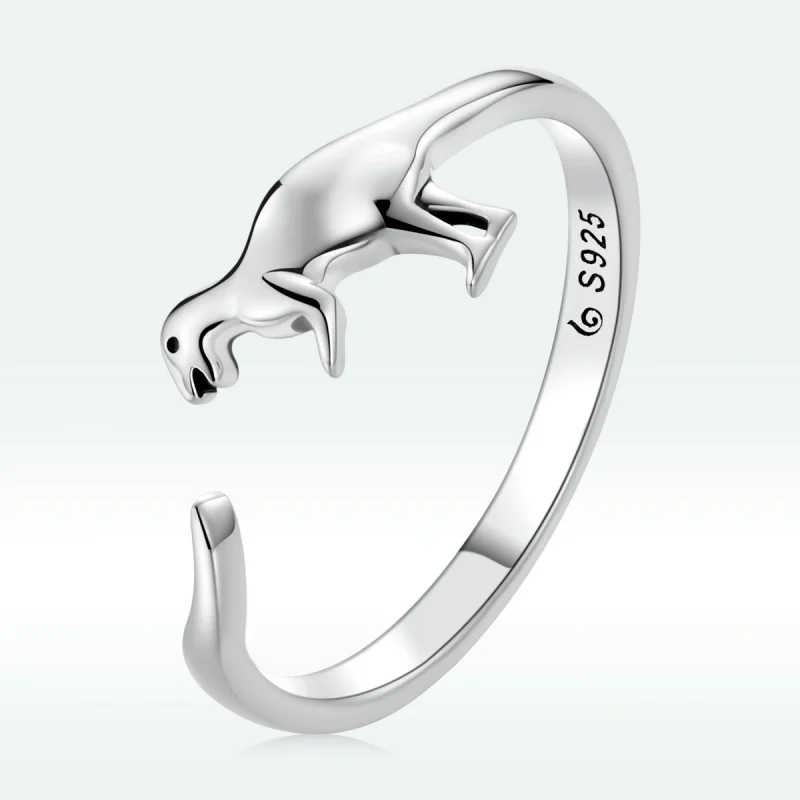 (image for) Pandora Style Dinosaur Open Ring - BSR226 - Product Image
