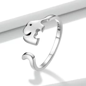 Pandora Style Elephant Open Ring - BSR227 Pandora Style Elephant Open Ring - BSR227